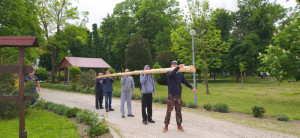 Kertészeink hozzák a kiválasztott fát